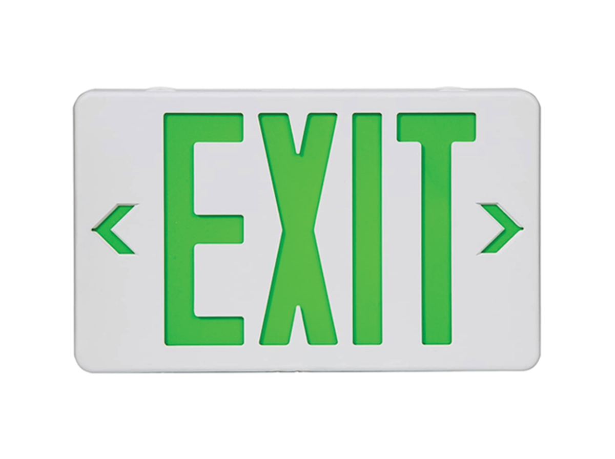 MAINTAINED EMERGENCY EXIT SIGN LIGHT